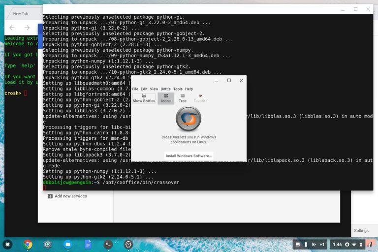 run linux on chromebook