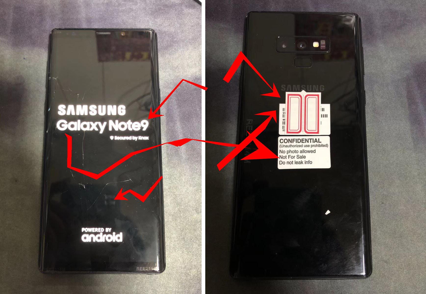 note 9 cracked screen repair cost