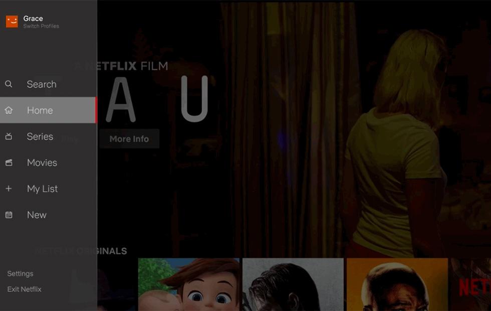 Netflix TV interface simplified with new navigation sidebar - SlashGear