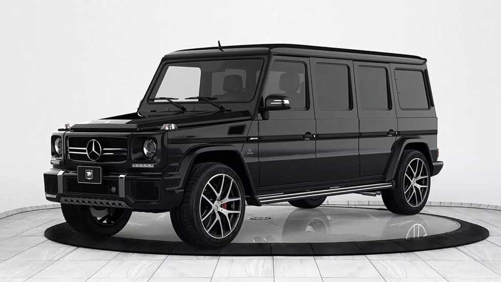 Inkas Mercedes G63 Amg Limo Is A Bulletproof Livingroom On Wheels Slashgear