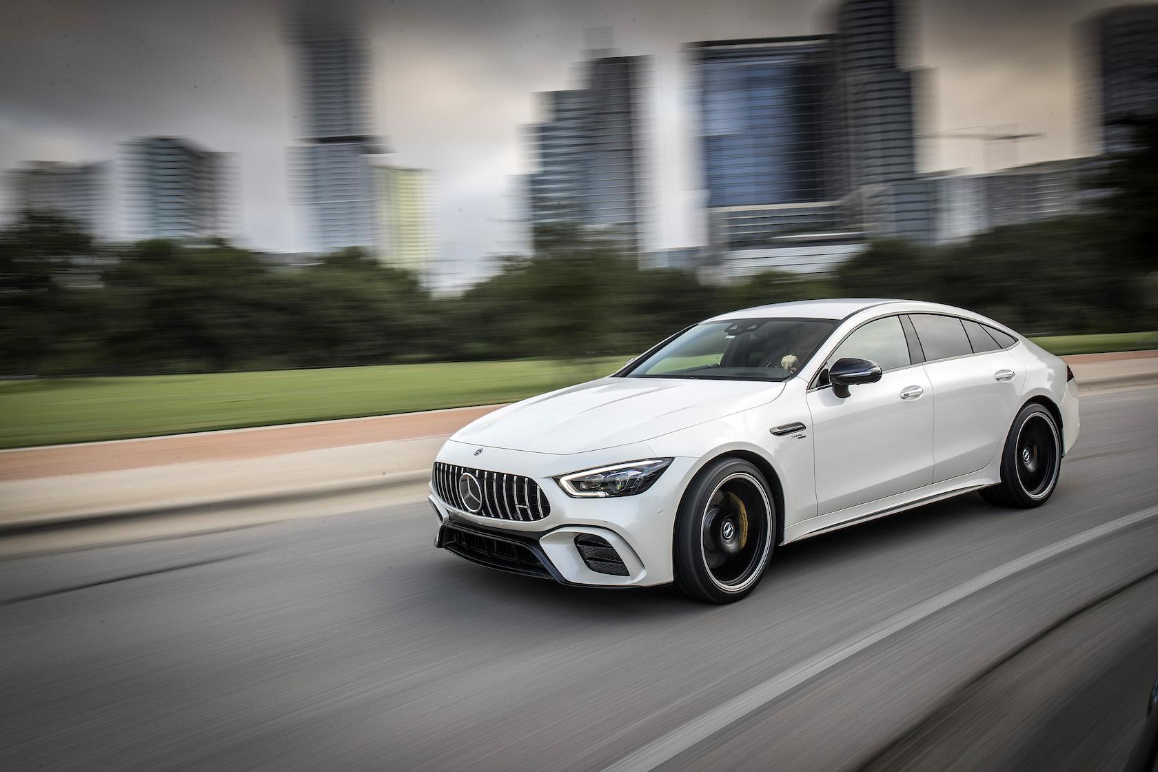 19 Mercedes Amg Gt 4 Door Coupe First Drive Barely Tamed Slashgear