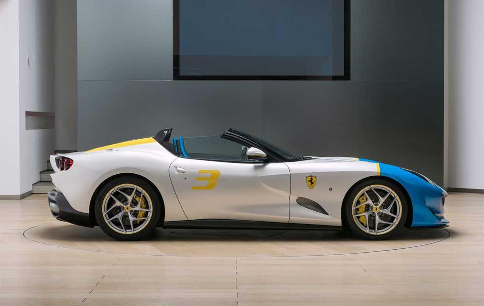 Ferrari Sp3jc Is A One Of A Kind V12 Drop Top That Is Part F12tdf Slashgear