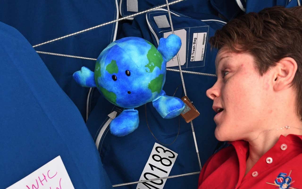 Who Sent The Plush Earth Toy To The International Space Station Slashgear