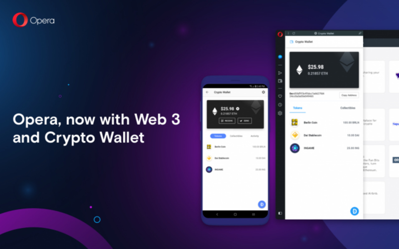 remove opera crypto wallet