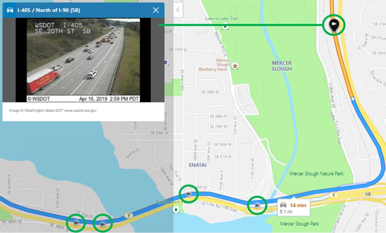 Bing Maps gives traffic camera footage on the map SlashGear