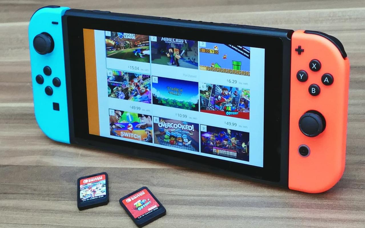 how much memory can a nintendo switch hold