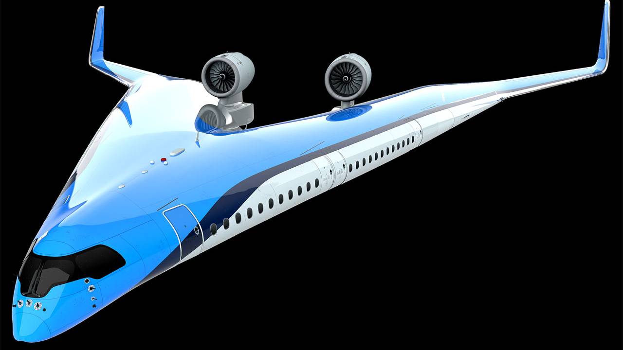 Flying-V airline concept aims for improved efficiency and comfort ...