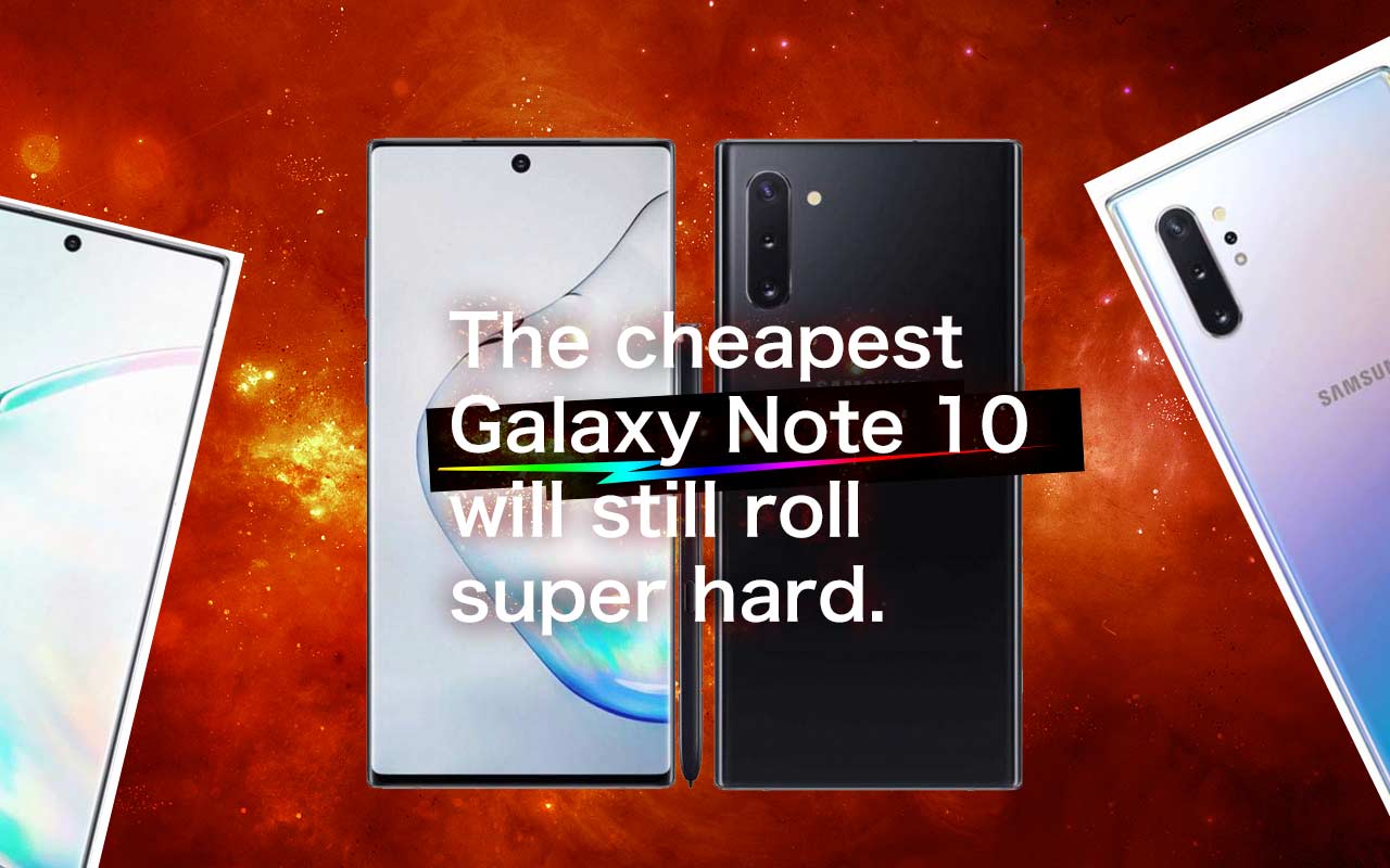 cheapest samsung note 10