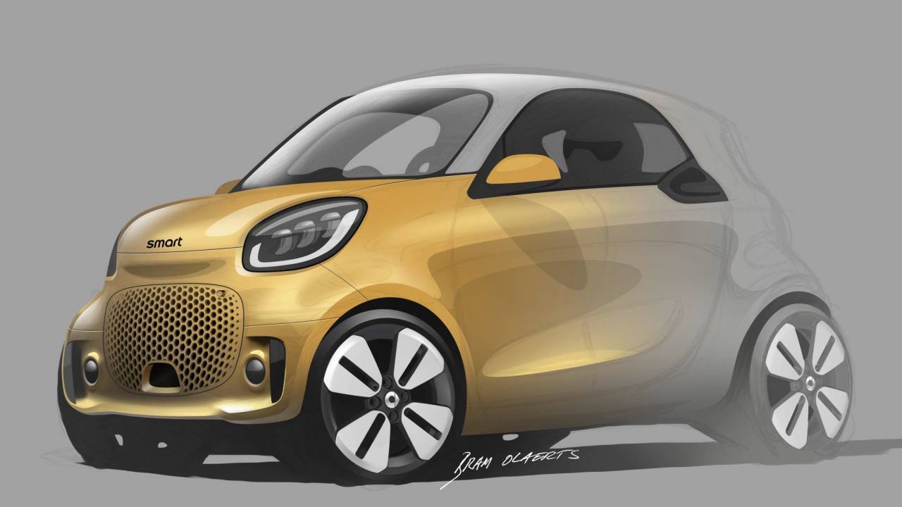 2020 Smart Eq Fortwo Previewed As All Ev Future Gets