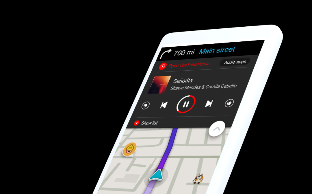 Waze adds YouTube Music controls for a safer dashboard - SlashGear