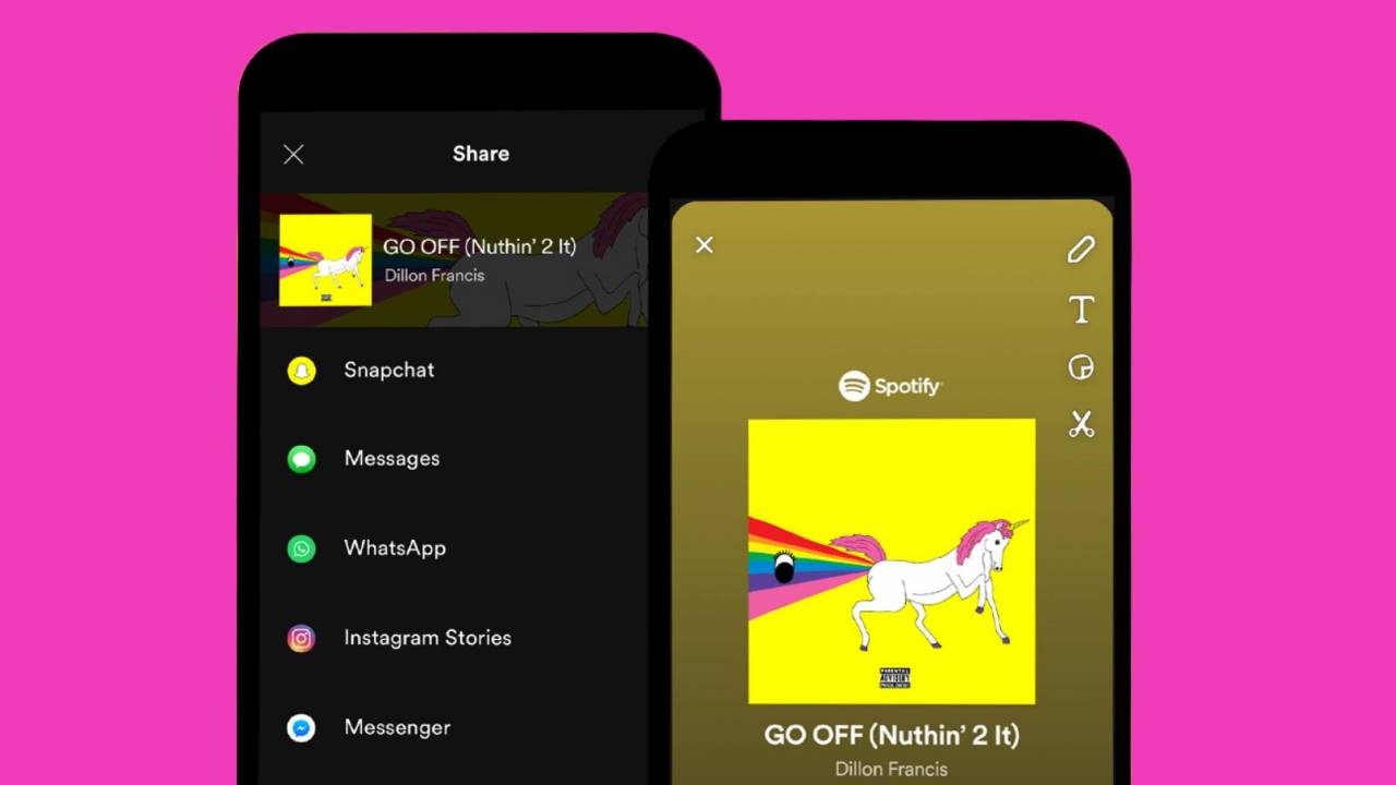 Spotify Snapchat update lets you share music and podcasts - SlashGear