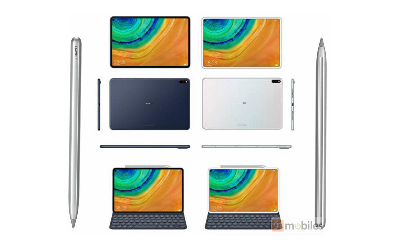 Huawei MediaPad Pro looks like iPad Pro and Galaxy S10 mashup SlashGear