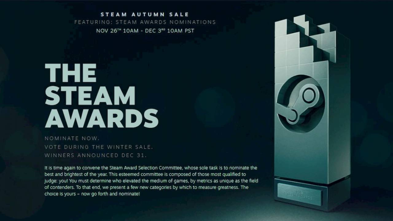 Steam Autumn Sale 2019 kicks off with Steam Awards nominations SlashGear