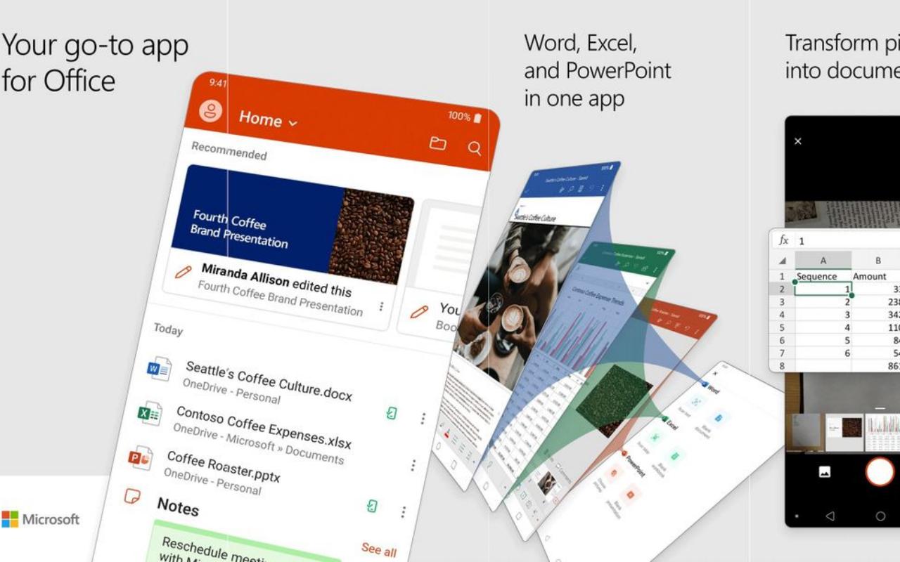 Microsoft Office Mobile App Combines Word Excel Powerpoint In One Slashgear