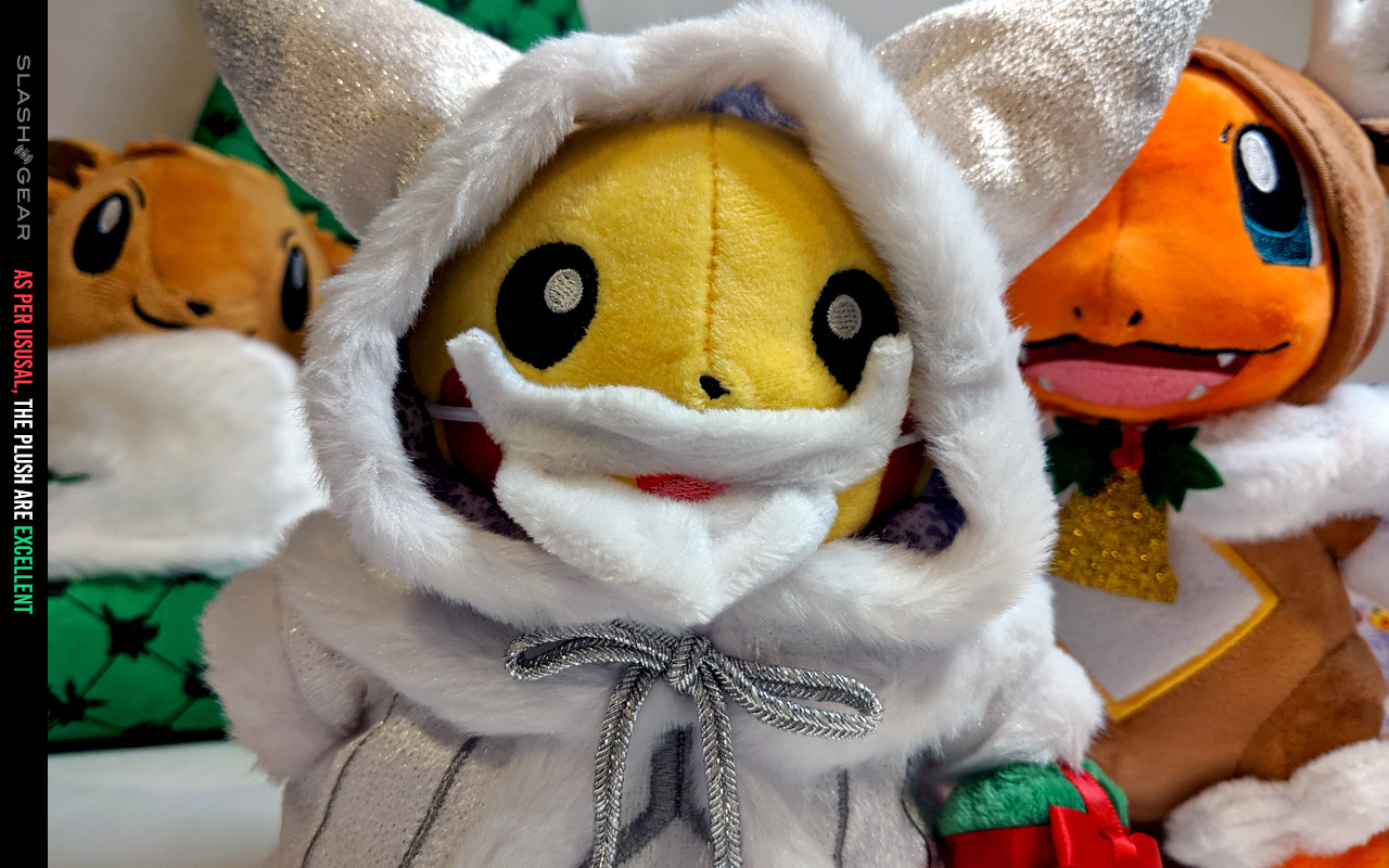 pikachu holiday plush hat