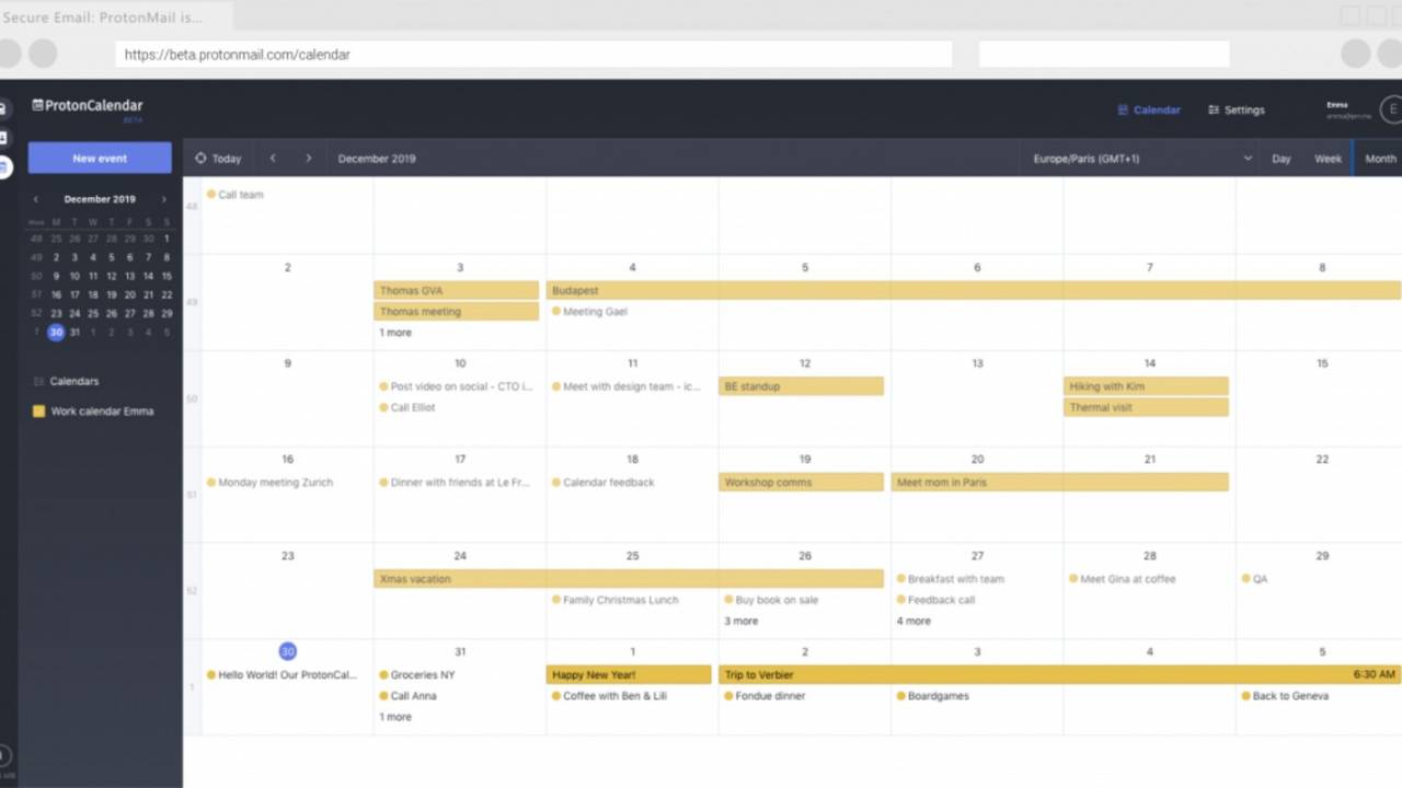 ProtonCalendar fully encrypted calendar tool launches in beta SlashGear