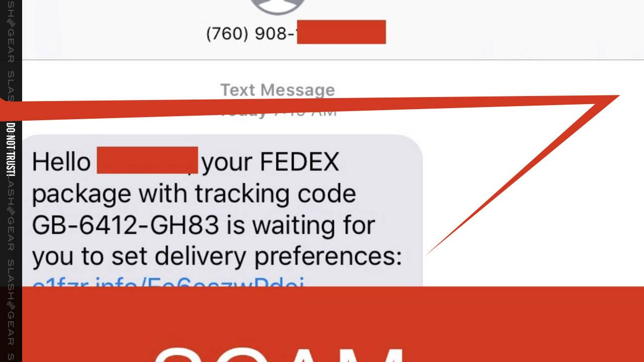 Fedex Text Message Scam Alert Police Issue Release Fedex Responds Slashgear 9453