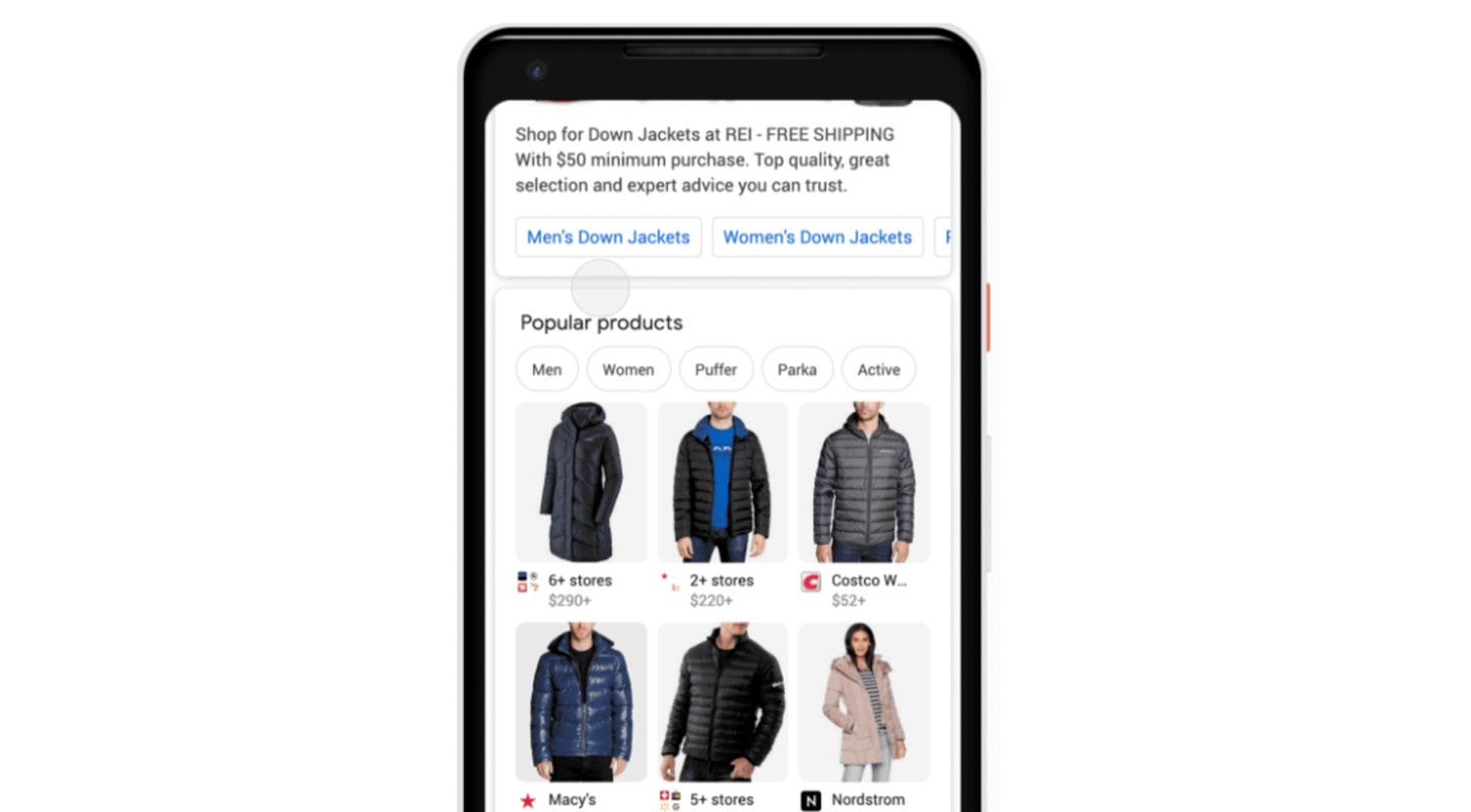 Google Search makes it easier to find and buy clothes on mobile - SlashGear