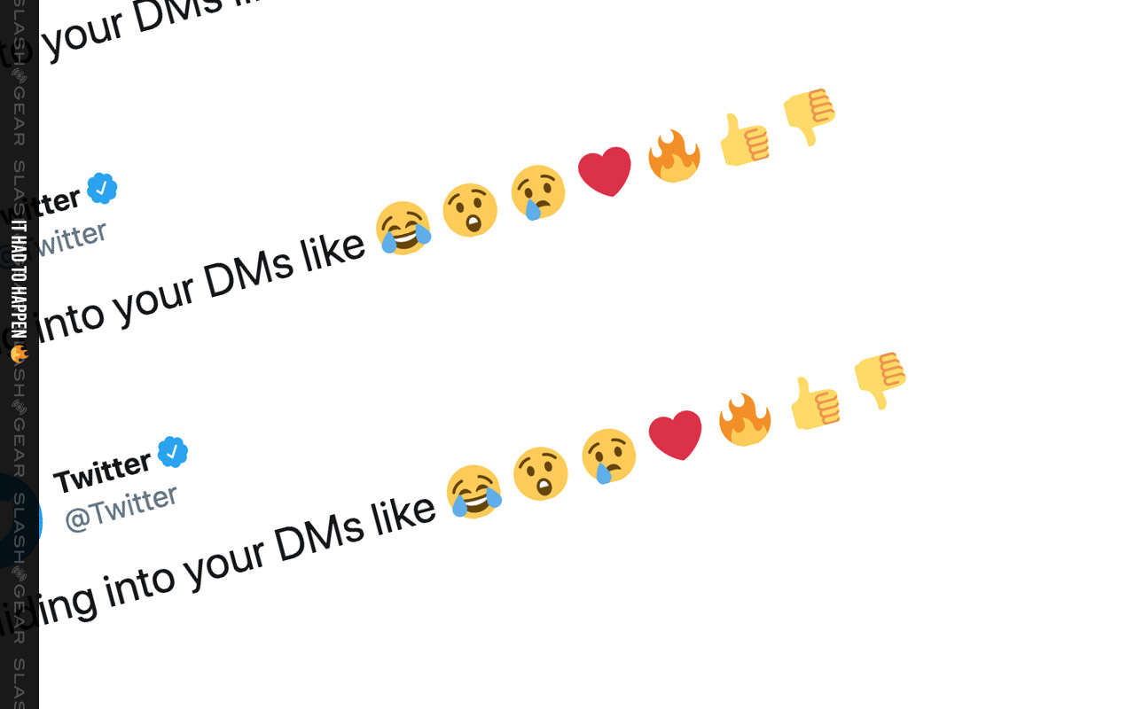 Twitter Dm Updates With Emoji Reactions Like Imessage Slashgear