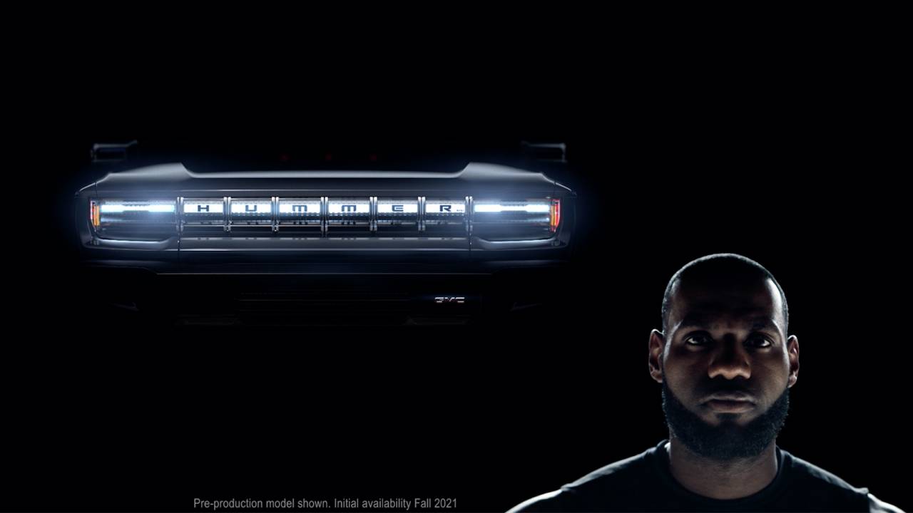 This is LeBron James' Super Bowl GMC Hummer EV ad SlashGear