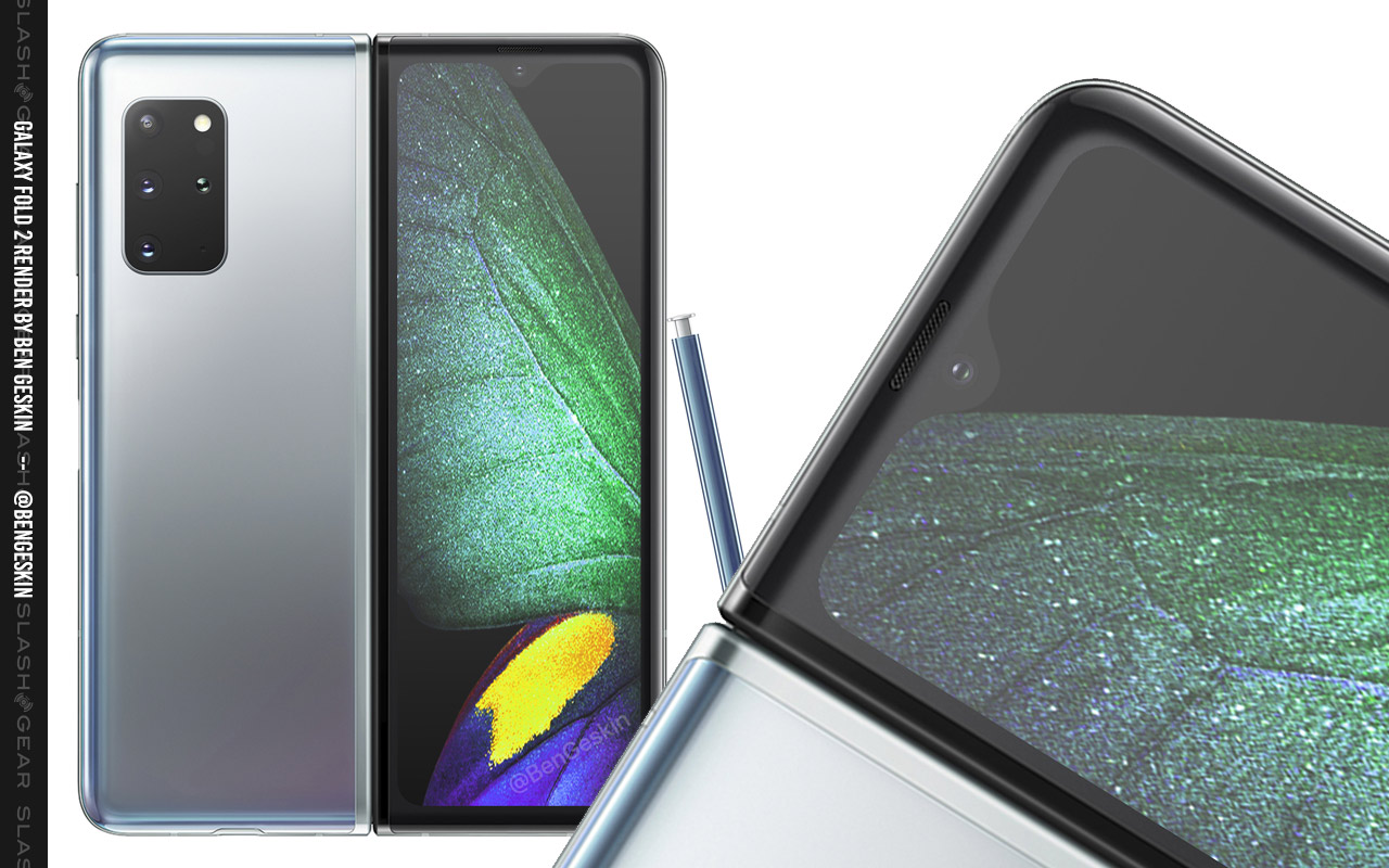 galaxy fold 2 render