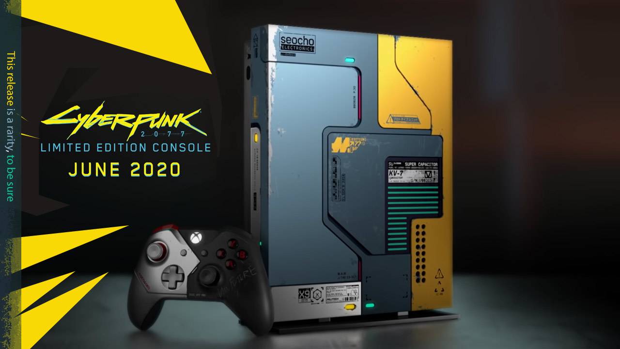 microsoft xbox one x cyberpunk 2077 limited edition