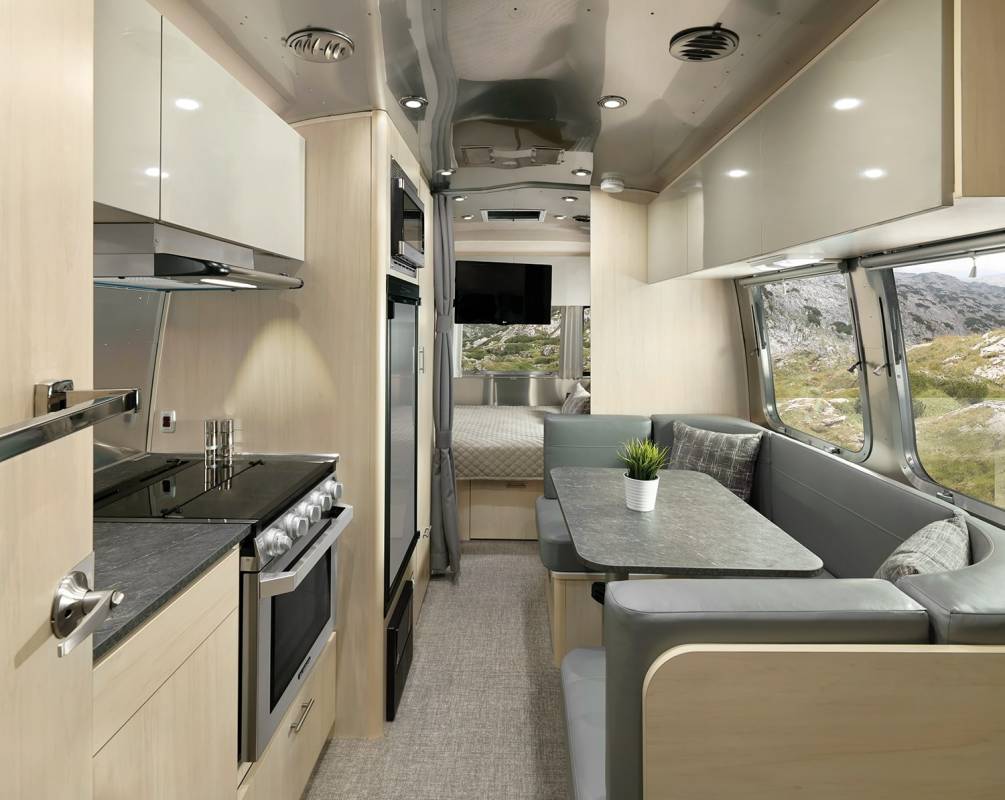 Airstream updates Flying Cloud and International trailer with posh ...