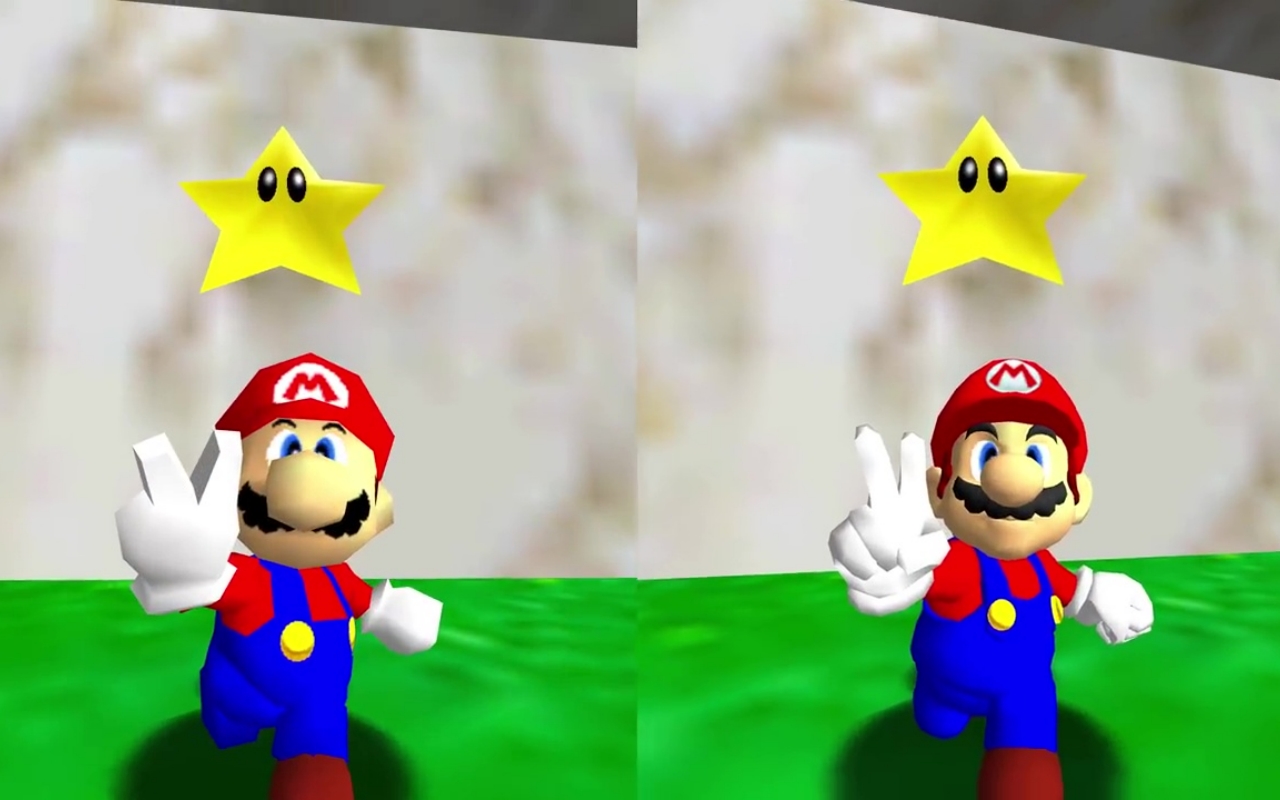 when do you get to play as mario in super mario 64 3ds
