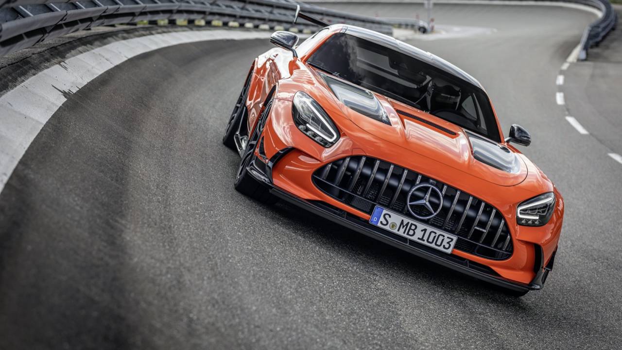 If The Amg Gt Black Series In Magma Beam Orange Doesn T Dazzle You The Price Might Slashgear