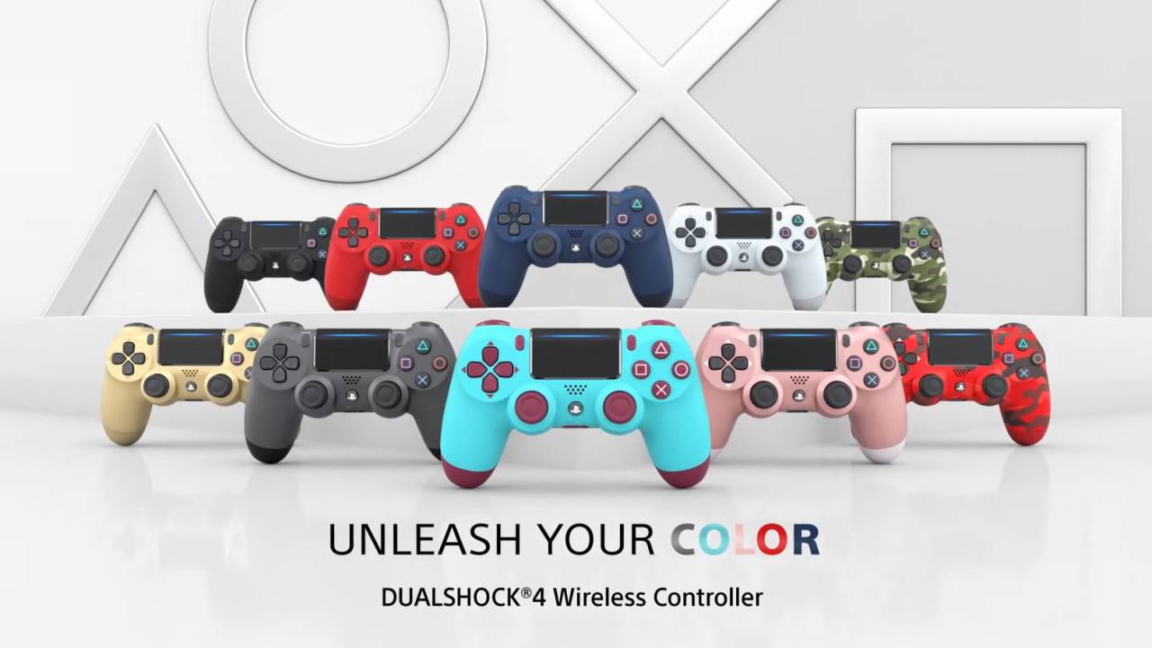 ps4 wireless controller colors