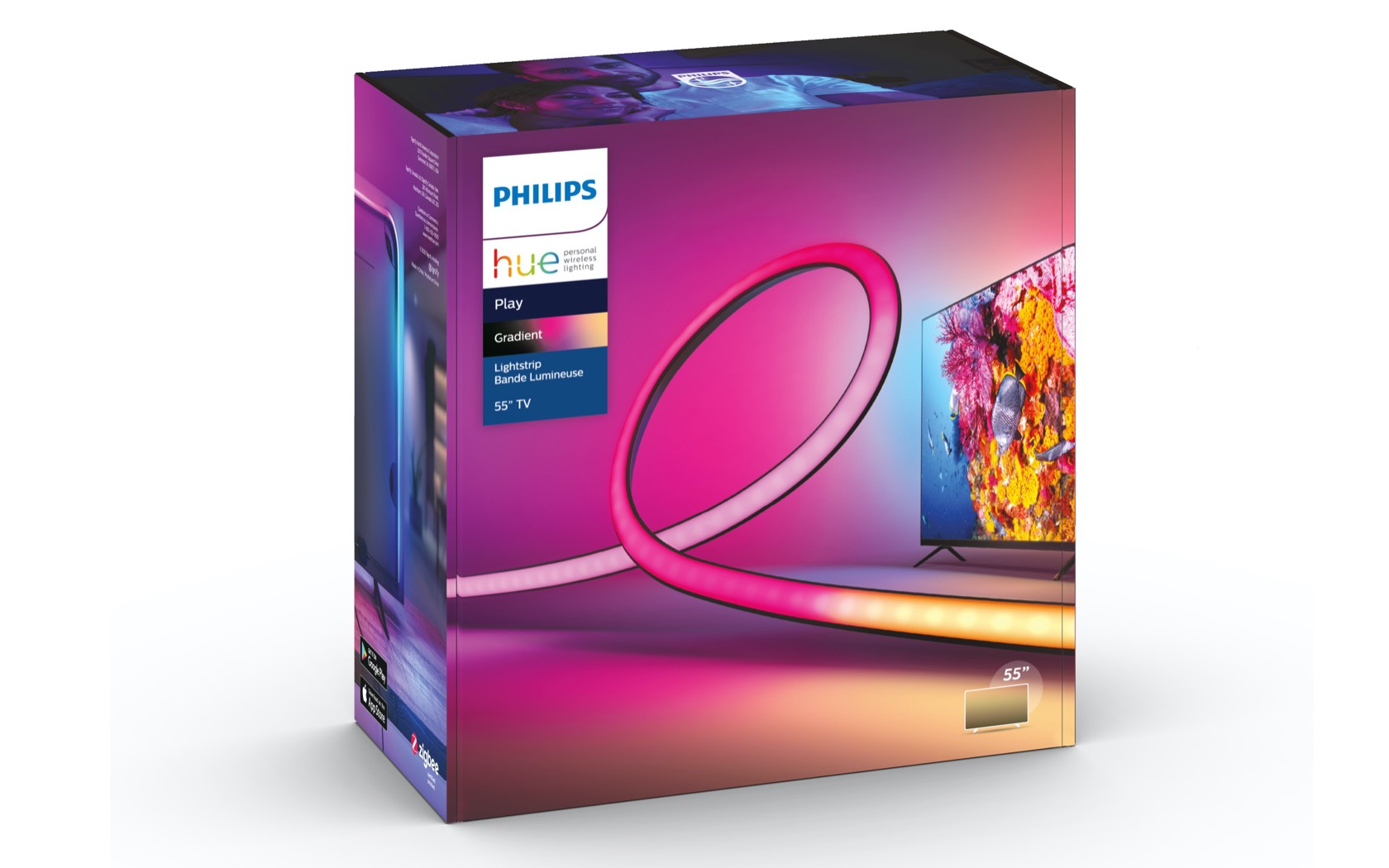 Philips Hue gradient lightstrip shines multiple colors one strip - SlashGear