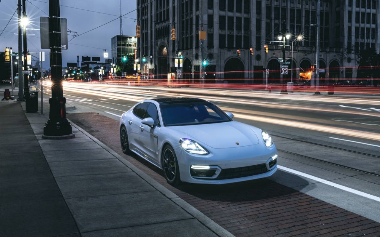 21 Porsche Panamera 4s E Hybrid First Drive Electric Hero Slashgear