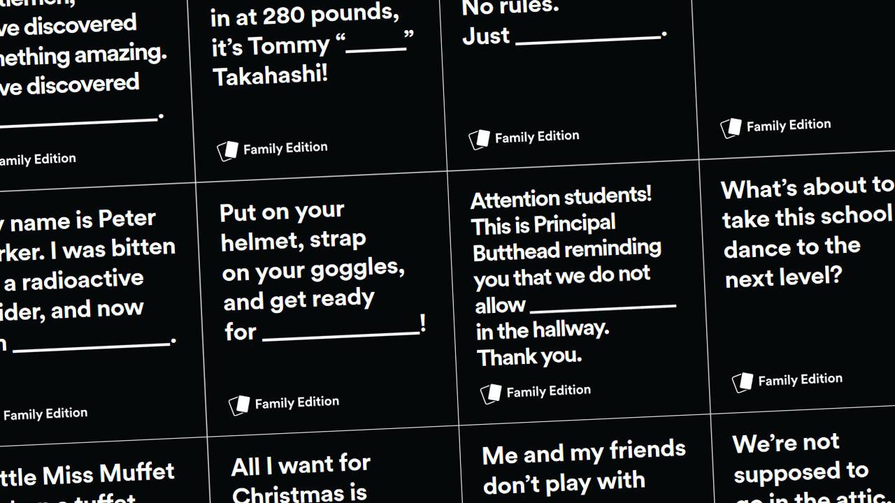 Cards Against Humanity Family Edition Delivered Kids In Quarantine Slashgear