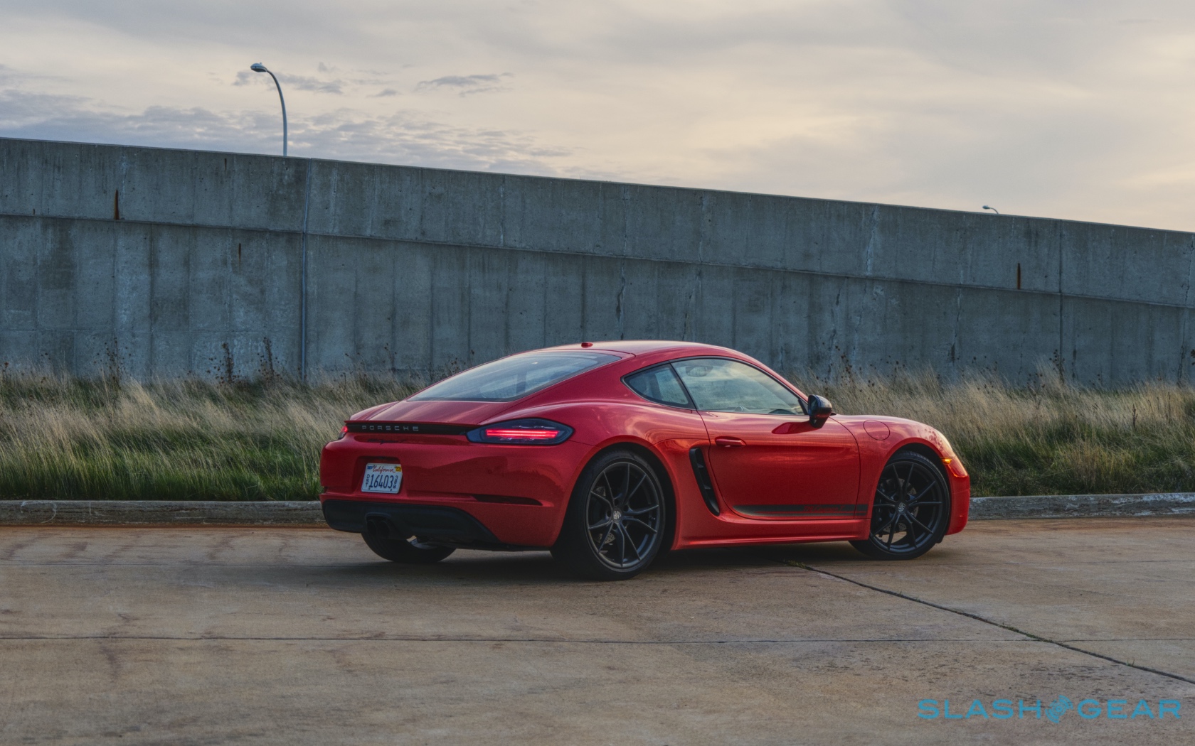 Porsche 718 Cayman T Driving