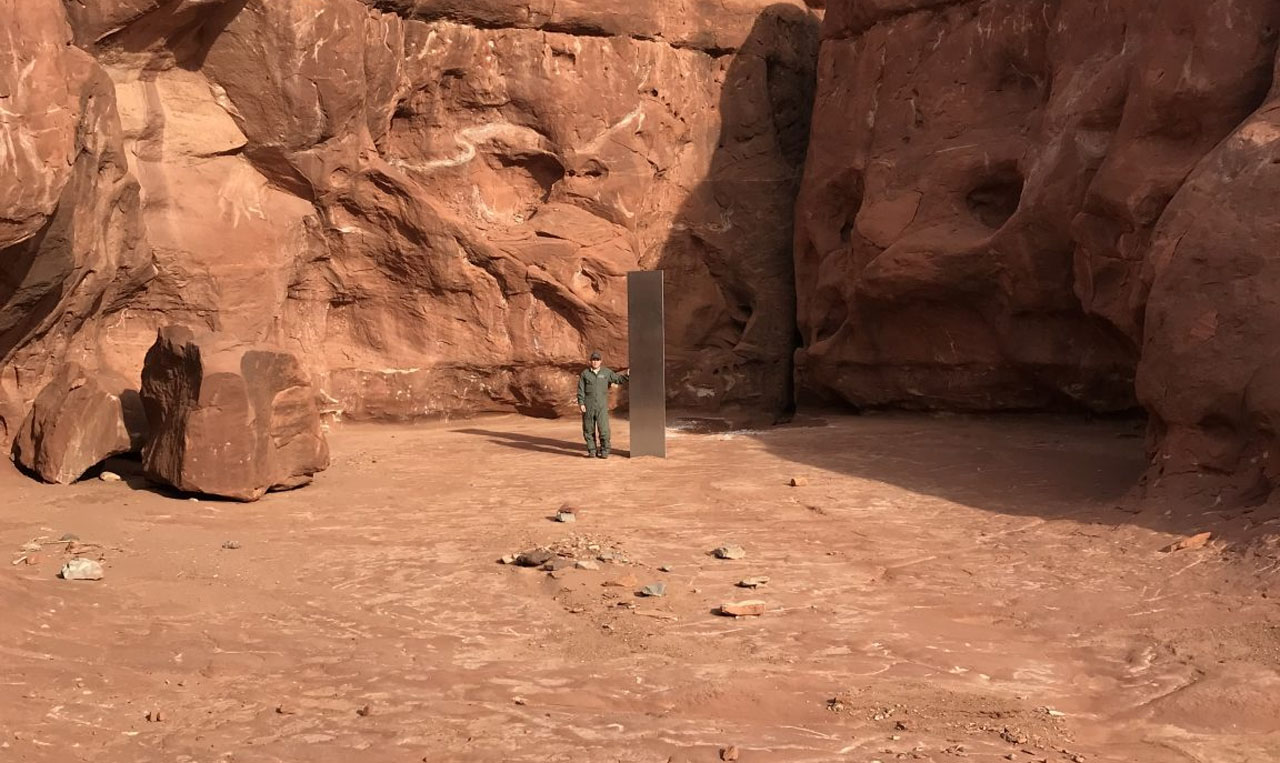 Dps Aero Bureau Discovers Monolith Deep In The Utah Wilds Slashgear