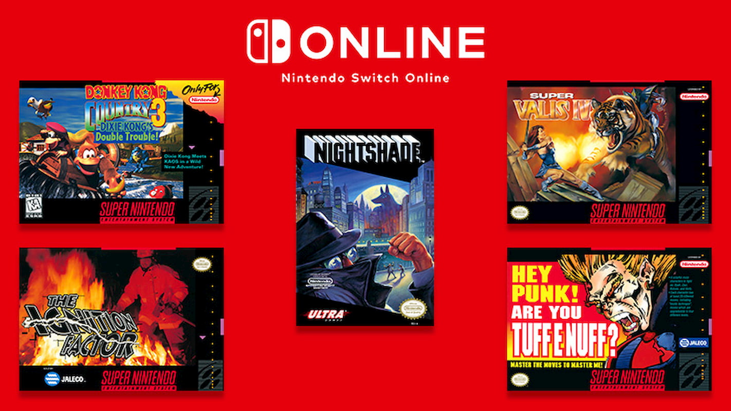 switch online snes new games