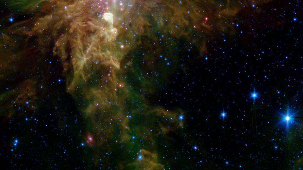 NASA's image of the day shows off Christmas Tree Cluster of infant ...