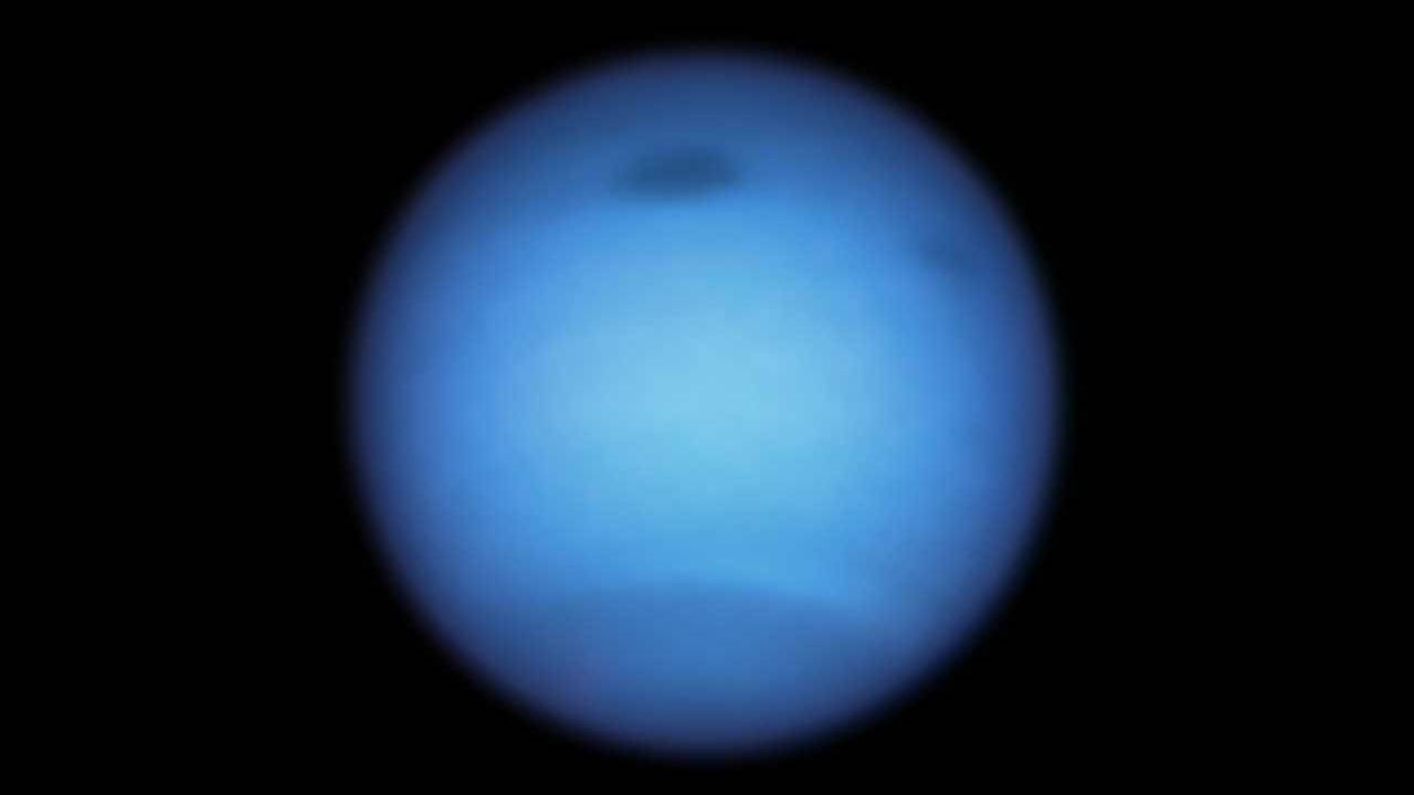 Massive Dark Storm On Neptune Appears To Have Shed A Fragment And ...