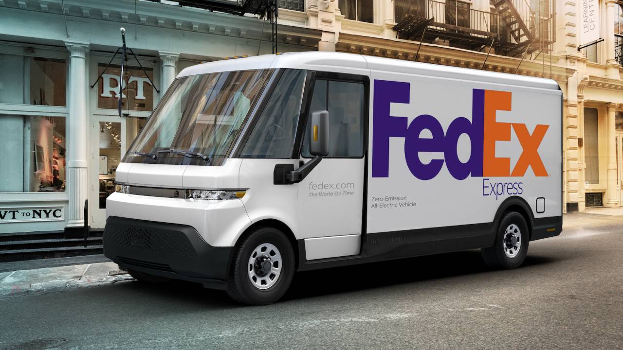 GM BrightDrop EV600 electric van revealed as new business wins FedEx