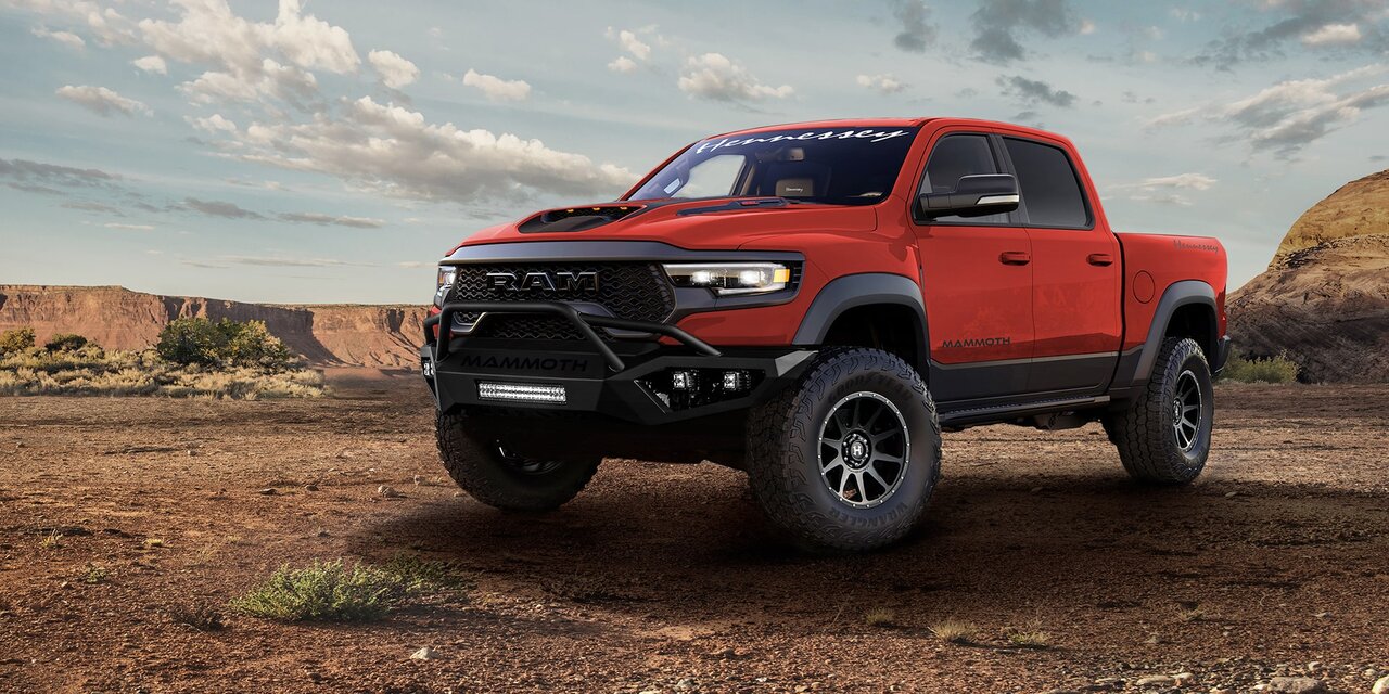 The 2021 Hennessey Mammoth 1000 Is A Ram Trx With 1012 Horsepower