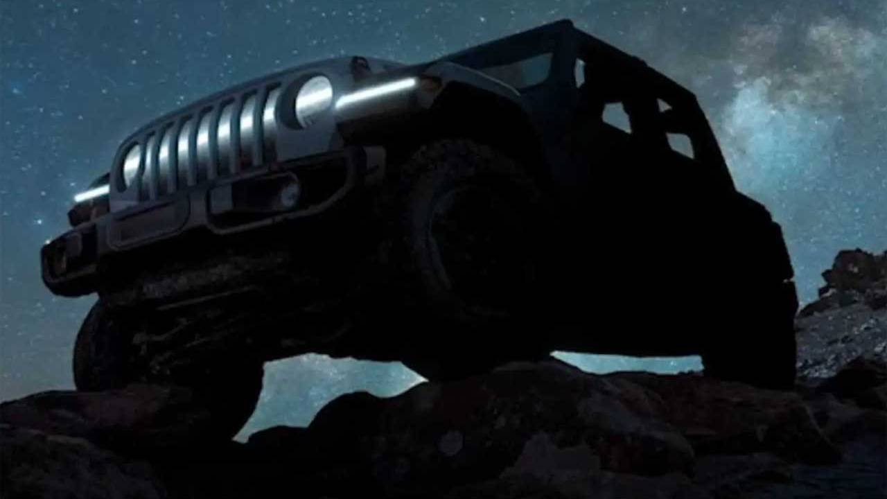 Fully electric Jeep Wrangler concept teased SlashGear