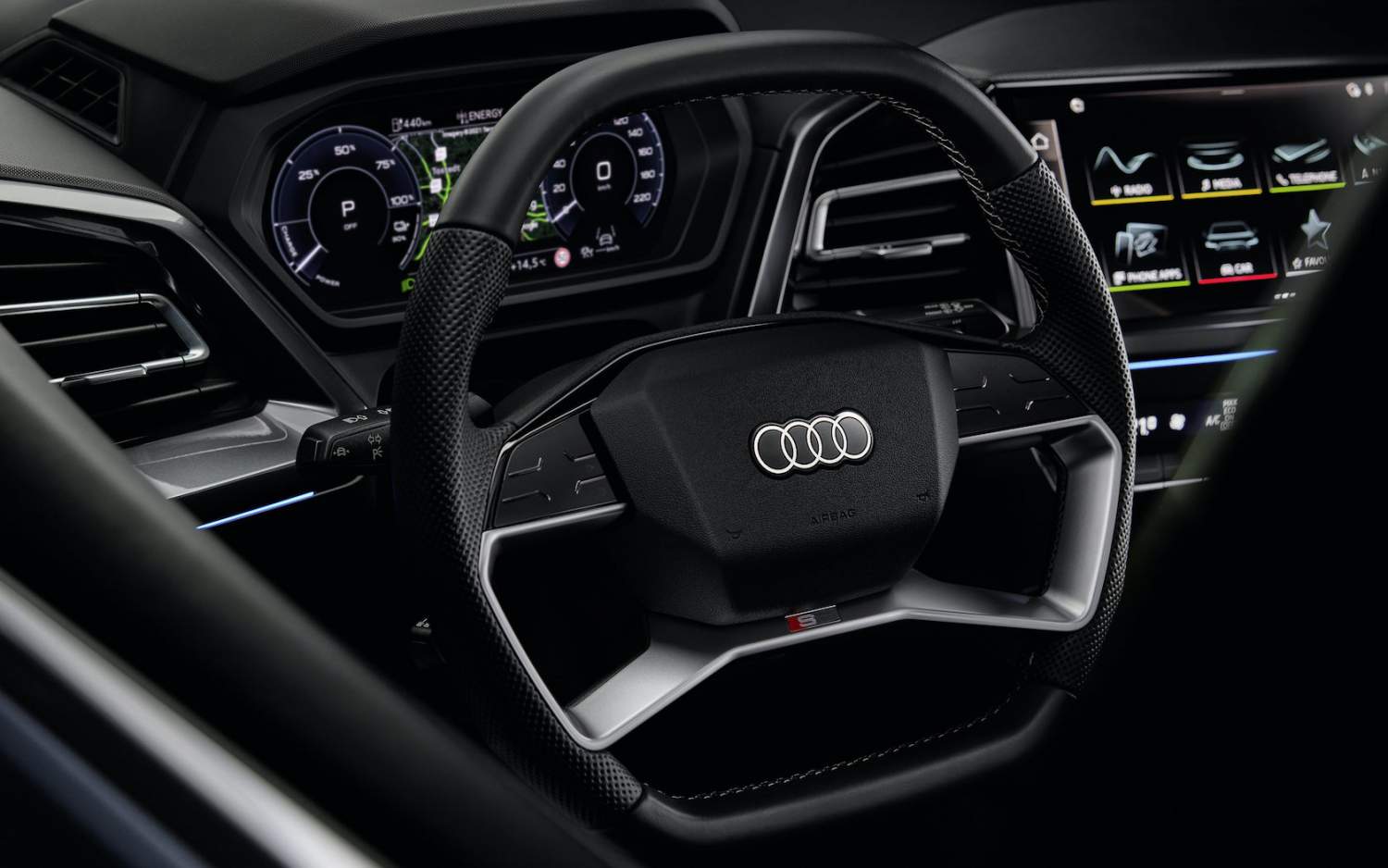 The Audi Q4 E Tron S Augmented Reality Head Up Display Is Dashboard   A211085 Large 