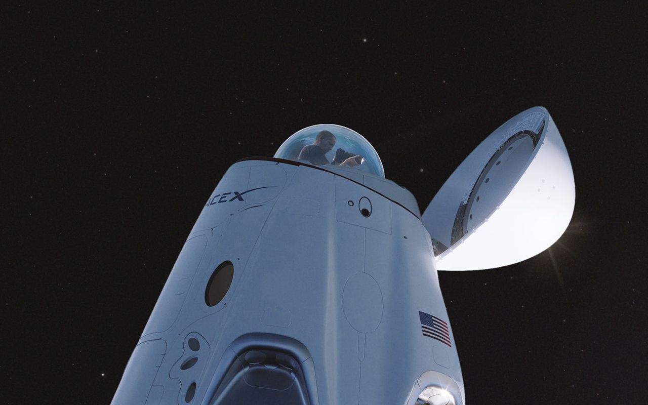 SpaceX reveals new Crew Dragon with an incredible window dome - SlashGear