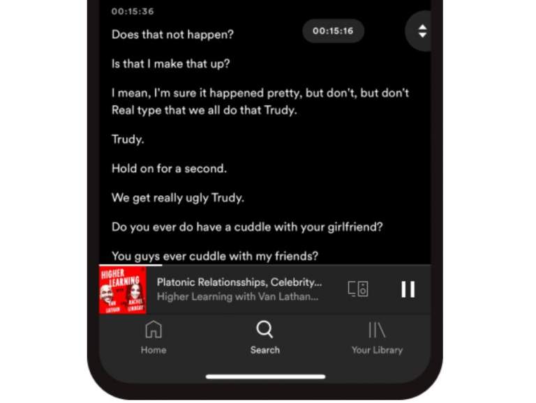 Spotify is adding a podcast transcription tool, but it'll be limited at