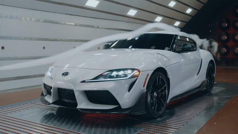 2022 Toyota GR Supra A91-CF Edition appears with a carbon-fiber body