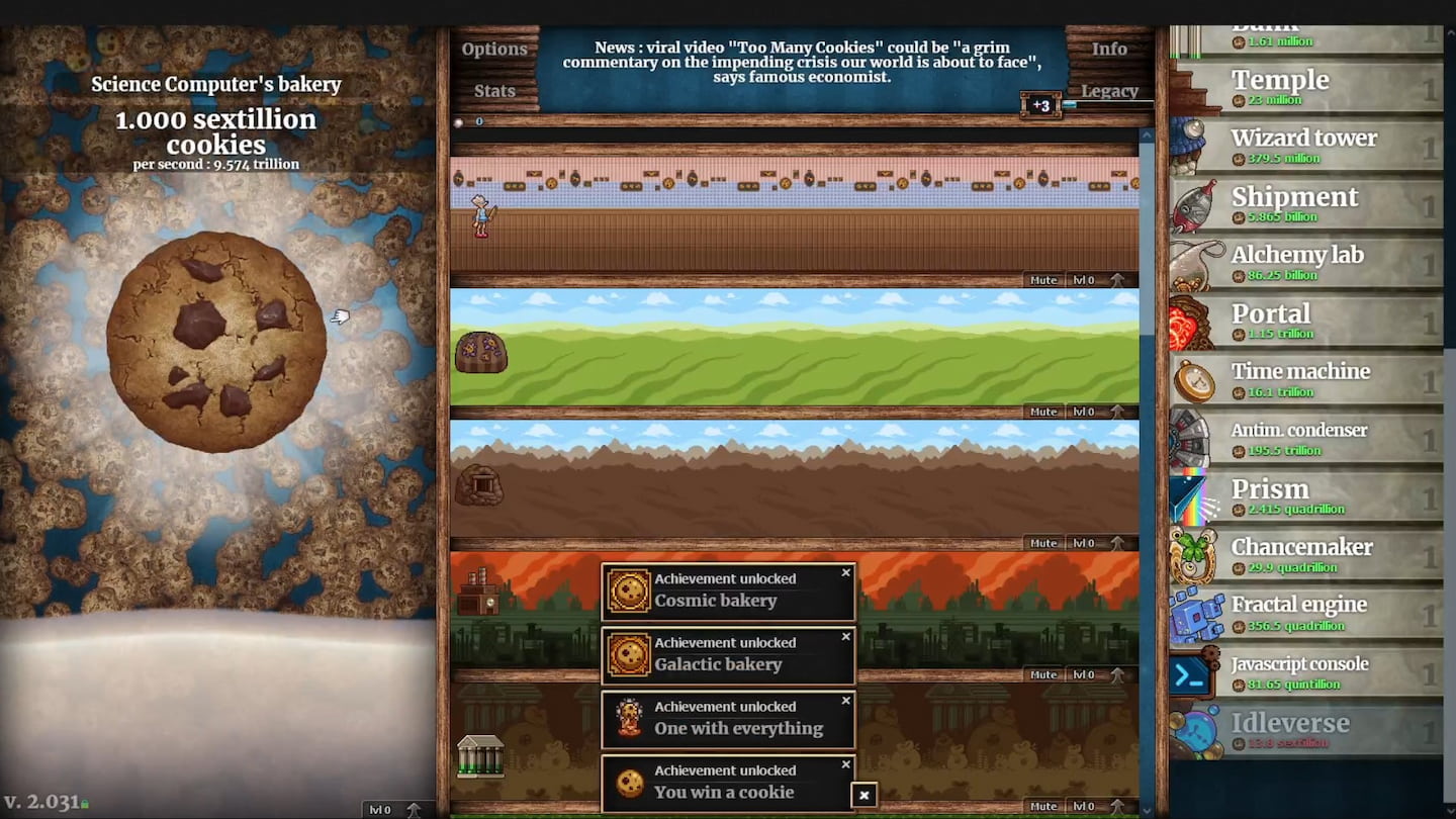 cookie clicker game . cookies cheat