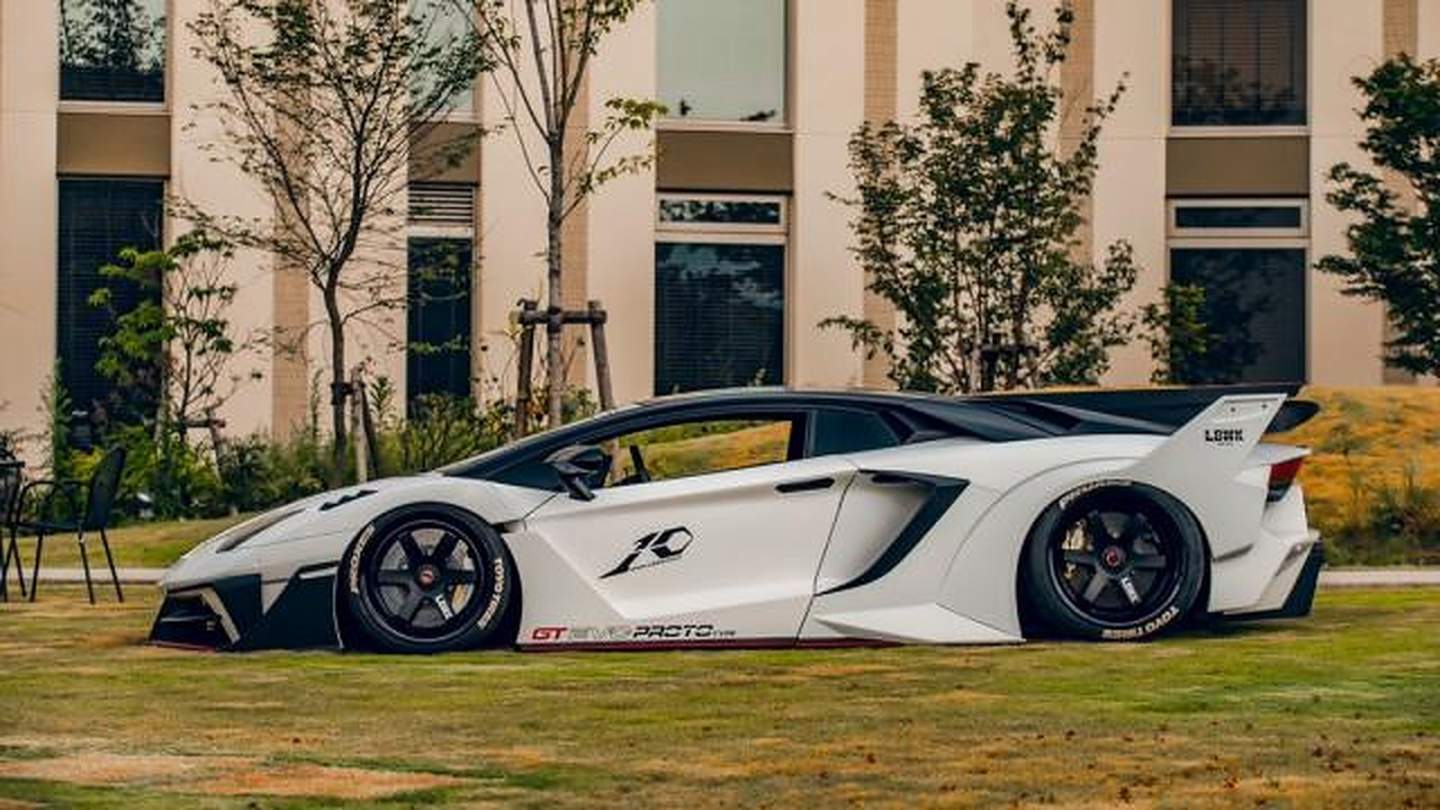 Lamborghini Aventador with Liberty Walk GT EVO body kit is limited to ...