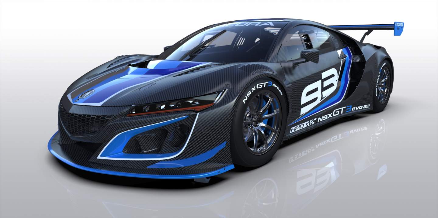 Acura Nsx Gt3 Evo22 Debuts With Performance Updates Slashgear