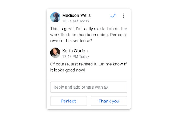 Google Docs Gets Smart Replies Years After Launching In Gmail Slashgear